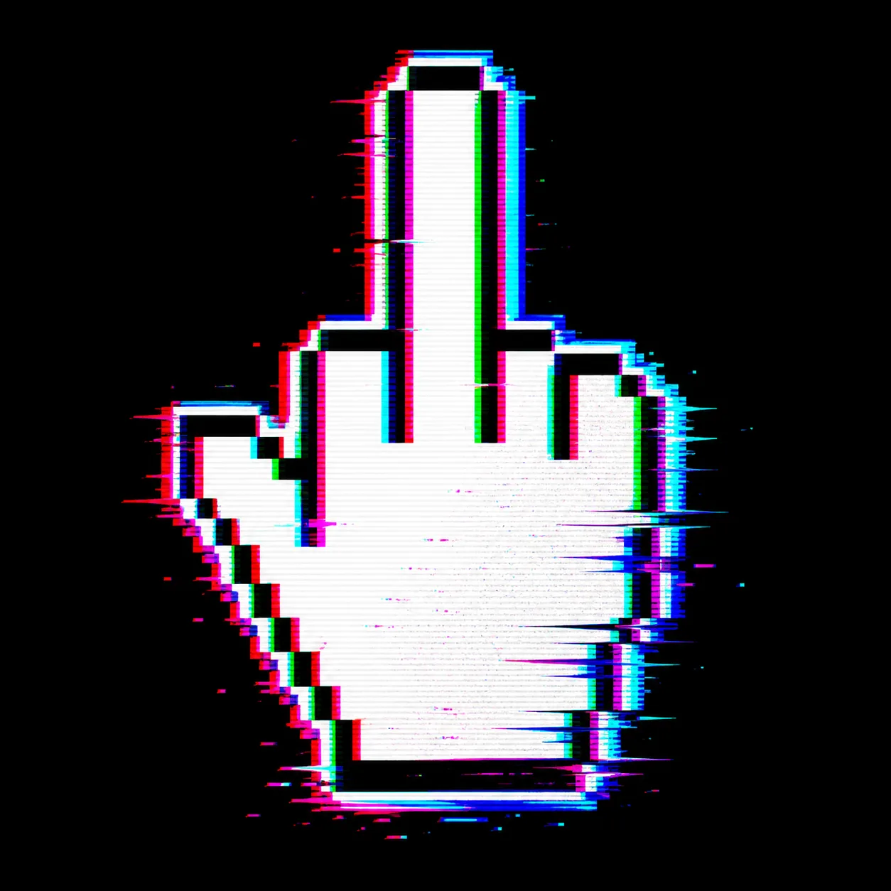 Middle finger cursor — the thing no one would look at