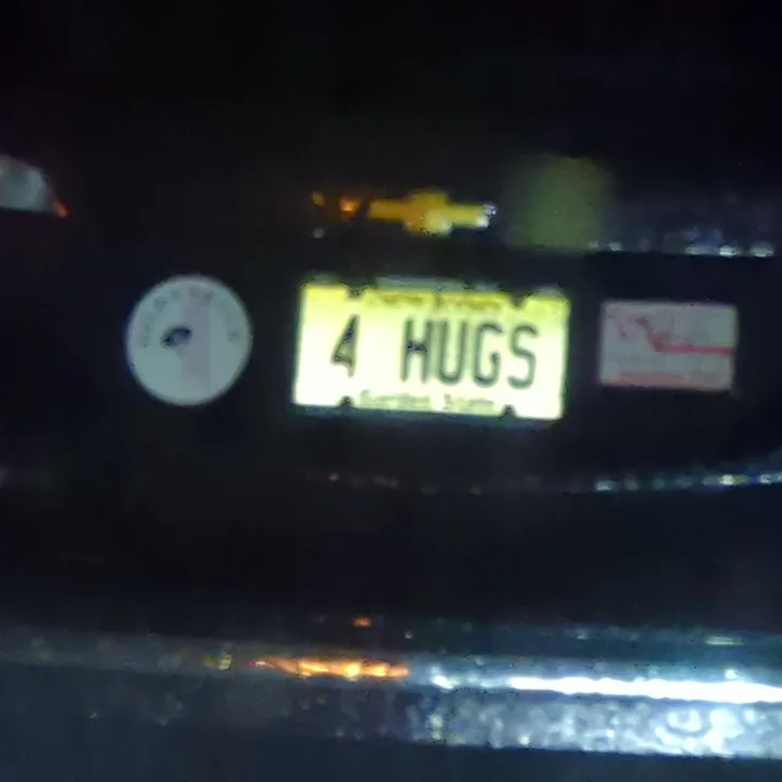 license plate with a message (2023-03-04)