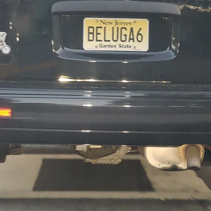 black vehicle with vanity plate (2023-07-05)