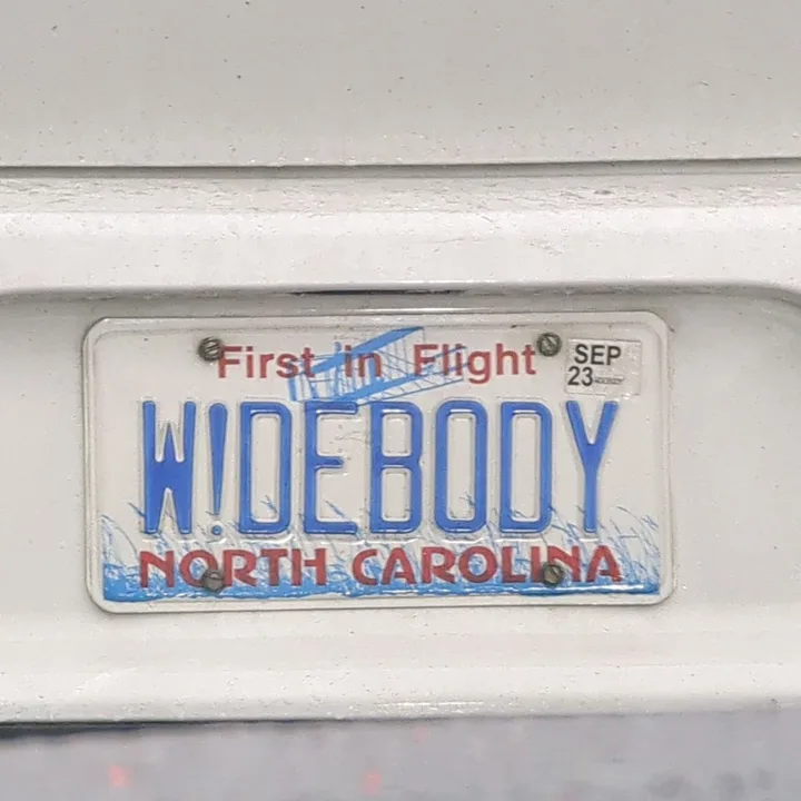 north carolina license plate (2023-09-24)